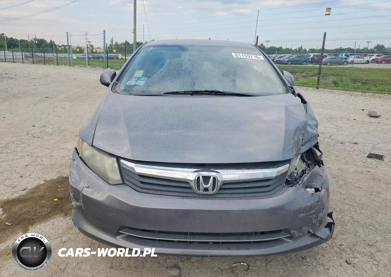 2012 Honda Civic Lx VIN:19XFB2F51CE109355 - 5