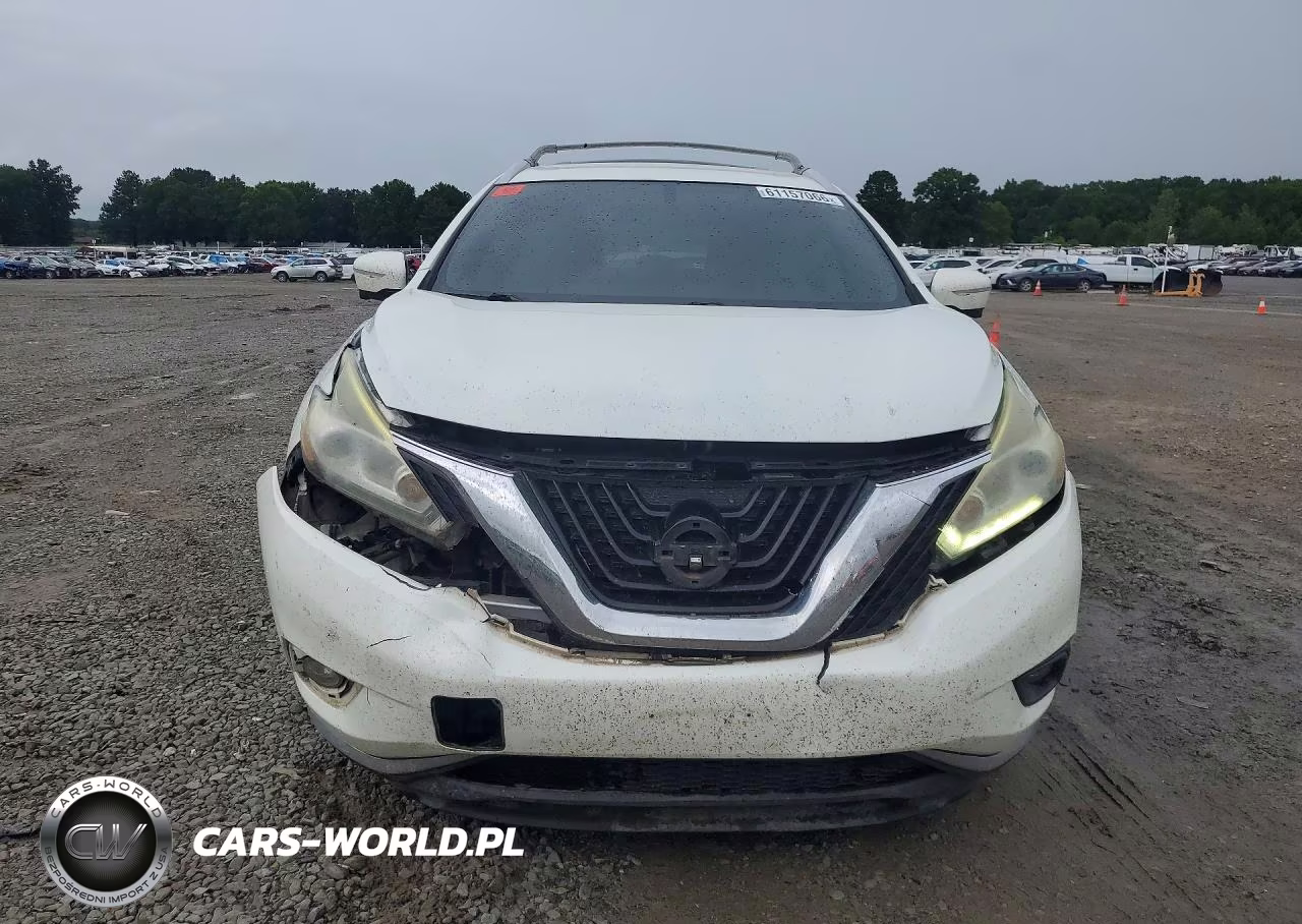 2015 Nissan Murano Sl VIN:5N1AZ2MG7FN250324 - 5