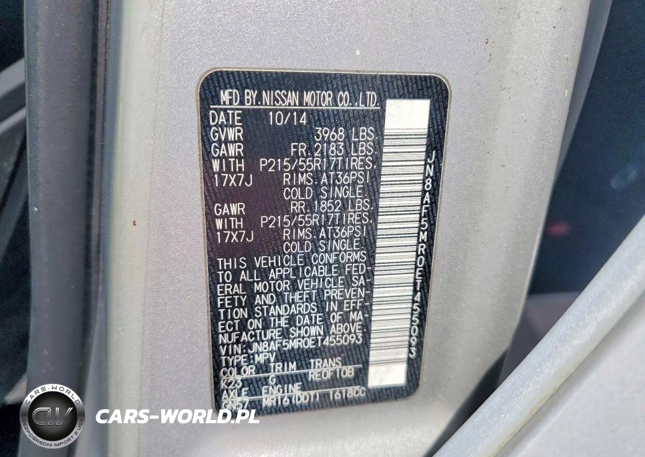 2014 Nissan Juke S VIN:JN8AF5MR0ET455093 - 13