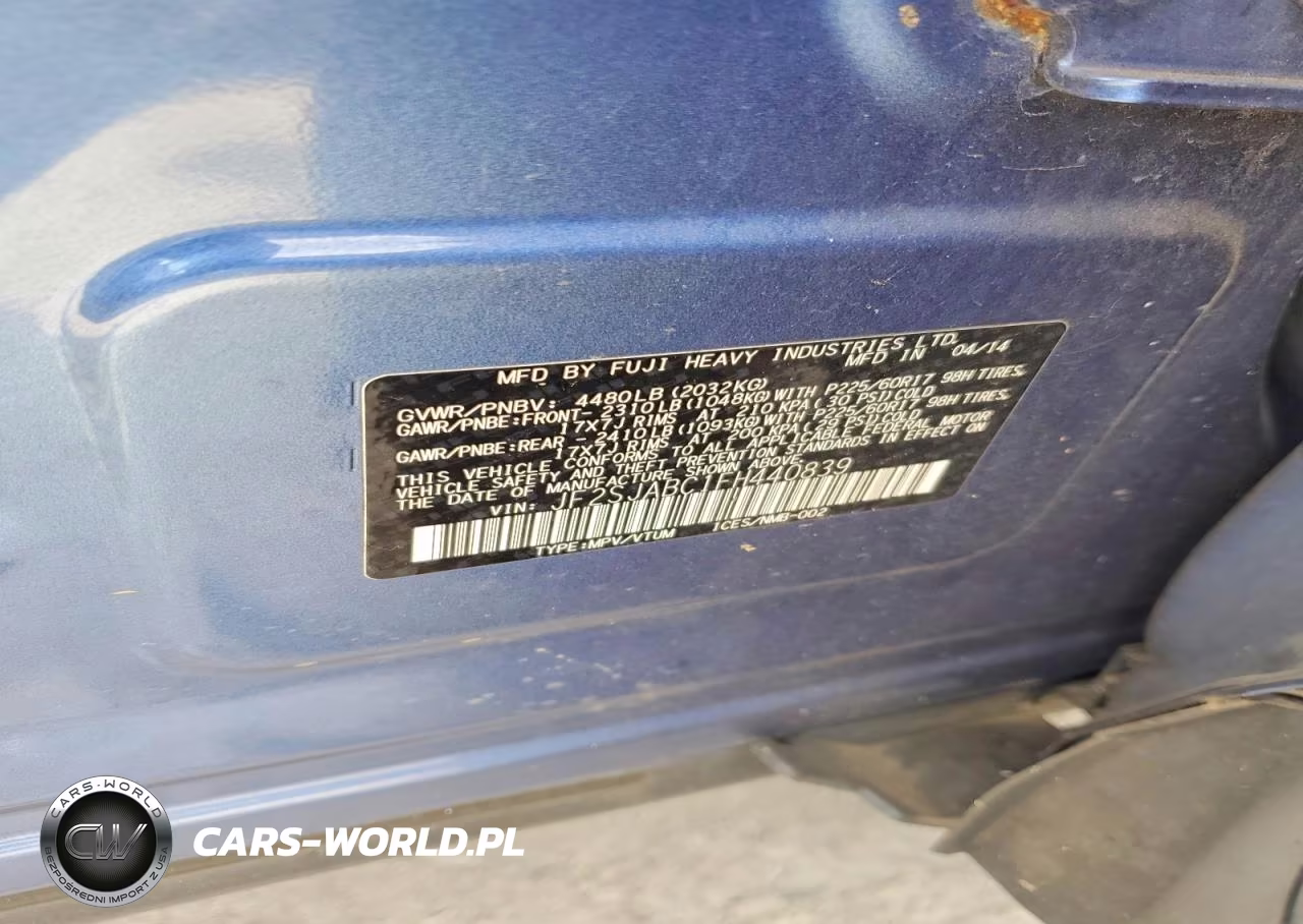 2015 Subaru Forester 2.5I VIN:JF2SJABC1FH440839 - 13