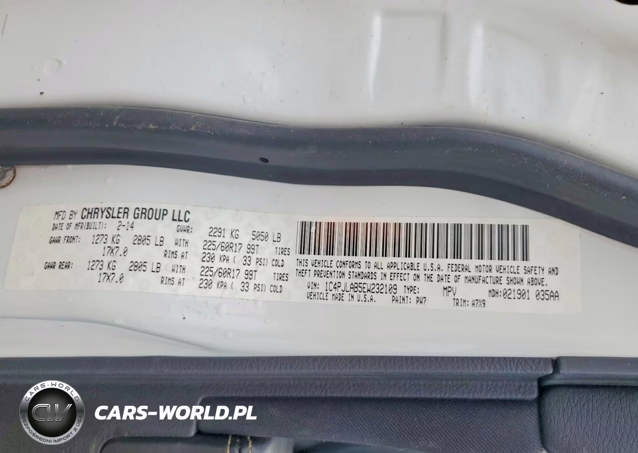2014 Jeep Cherokee Sport VIN:1C4PJLAB5EW232109 - 13