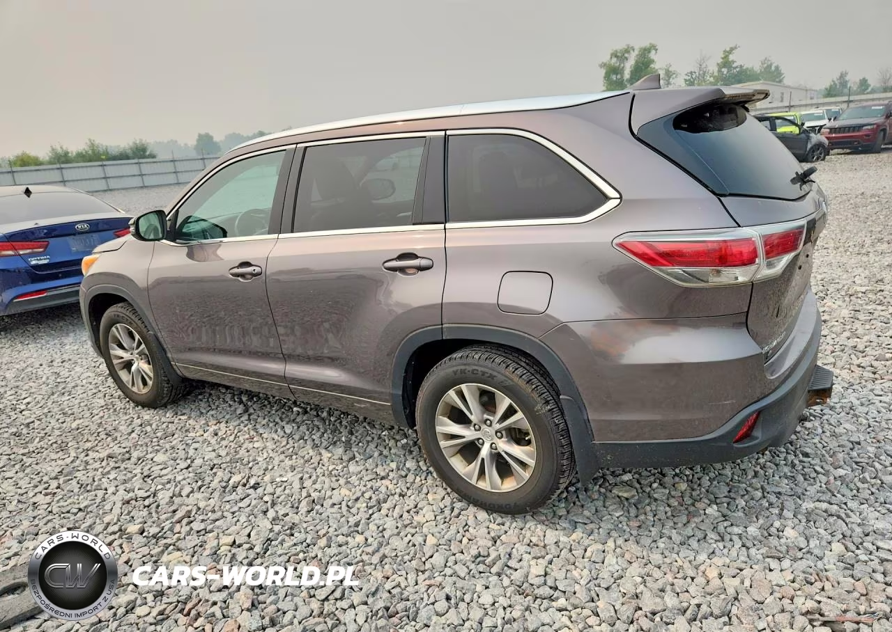2014 Toyota Highlander Xle VIN:5TDJKRFH1ES068778 - 2