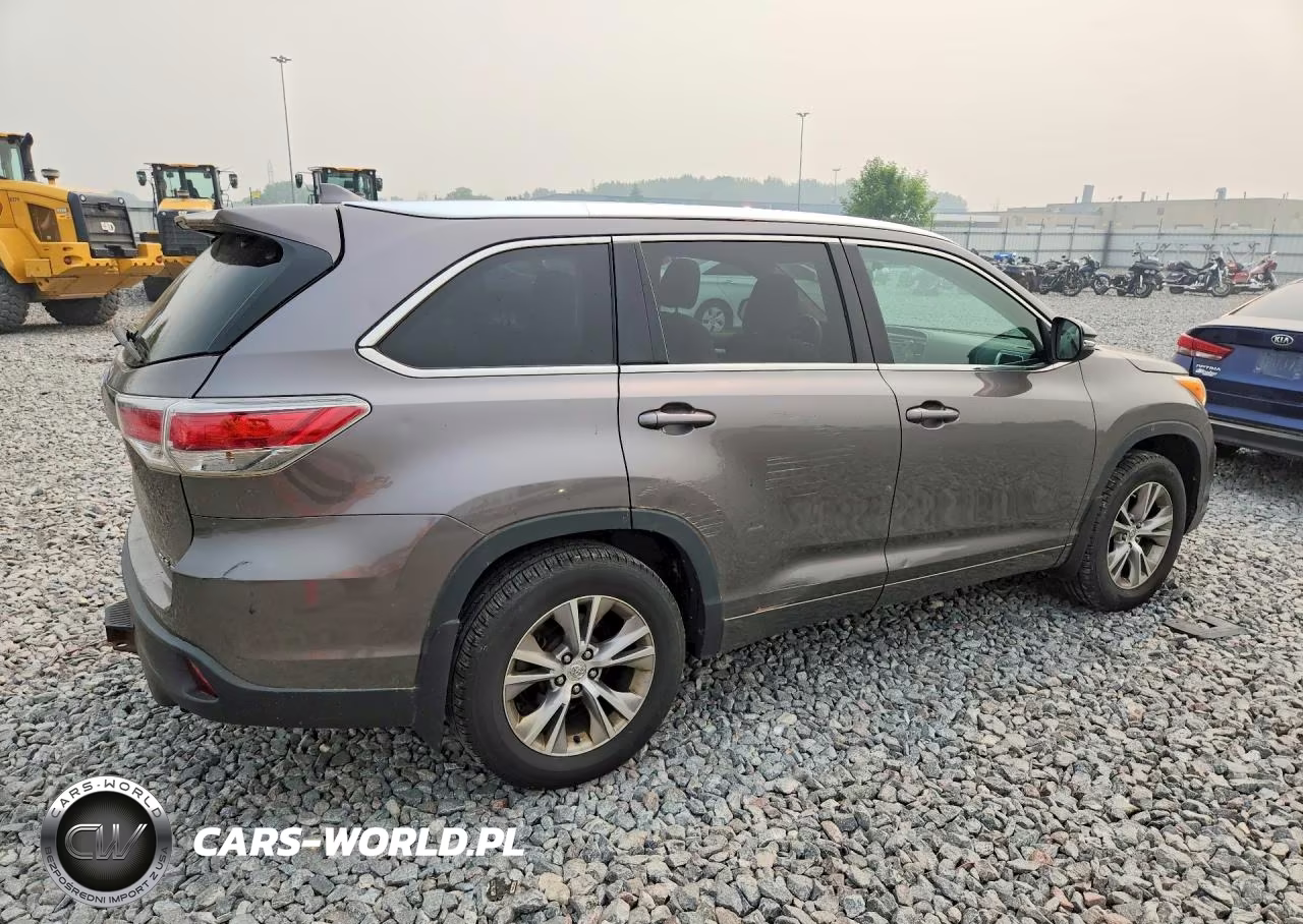 2014 Toyota Highlander Xle VIN:5TDJKRFH1ES068778 - 3