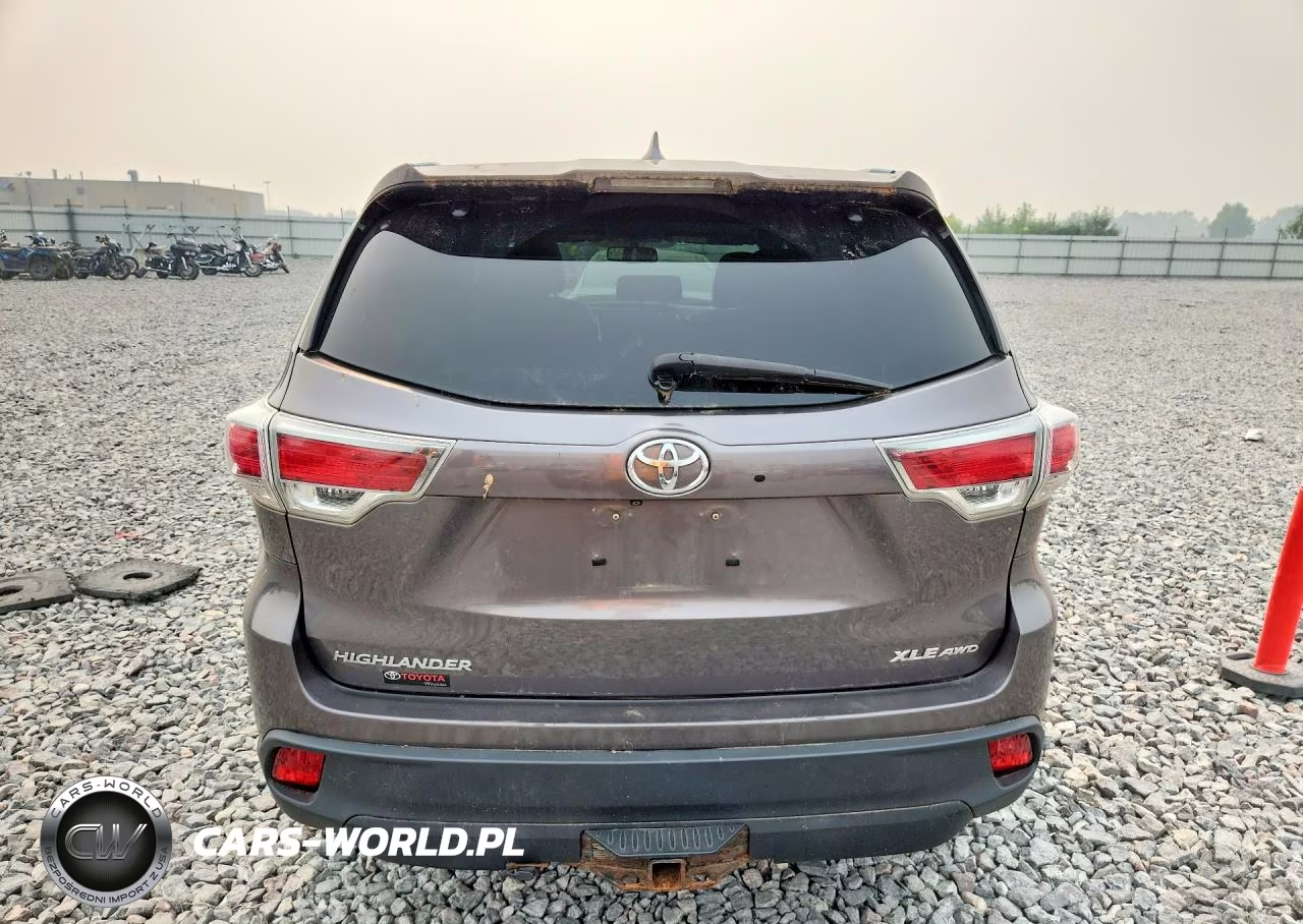 2014 Toyota Highlander Xle VIN:5TDJKRFH1ES068778 - 6