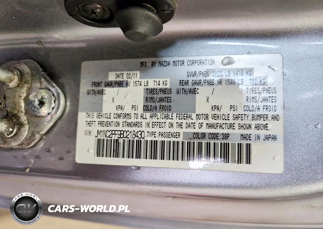2011 Mazda Mx-5 Miata VIN:JM1NC2PF9B0218430 - 12