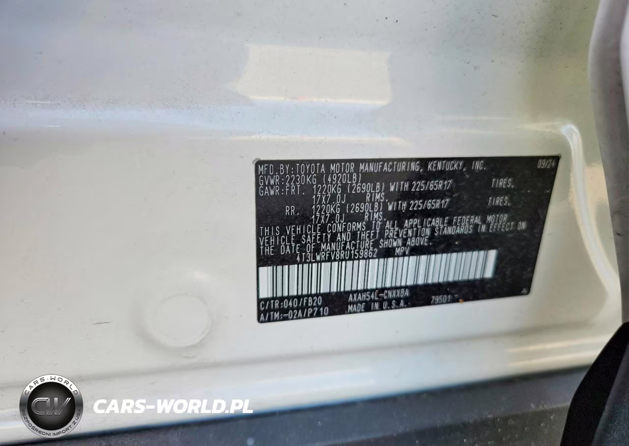 2024 Toyota Rav4 Le VIN:4T3LWRFV8RU159862 - 13