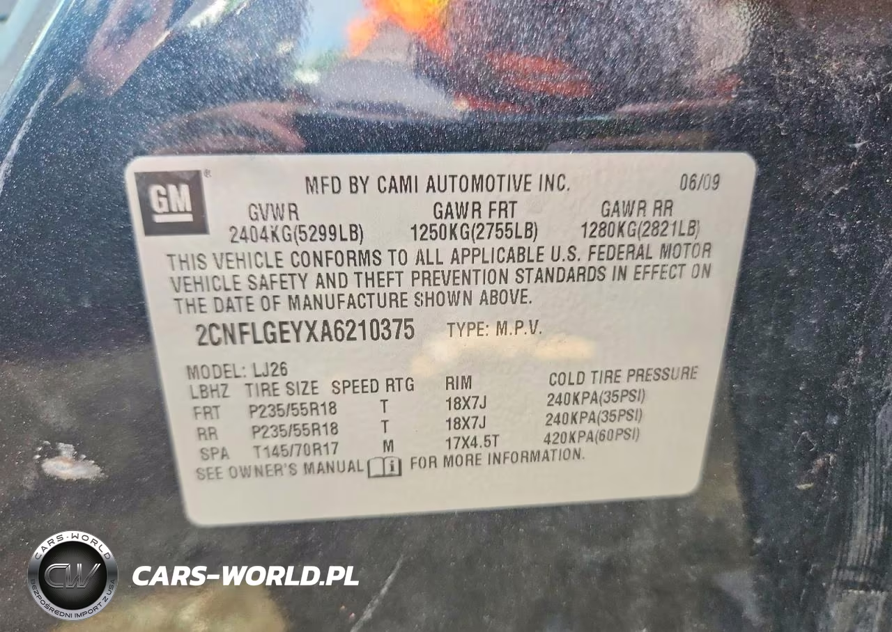 2010 Chevrolet Equinox Ltz VIN:2CNFLGEYXA6210375 - 12