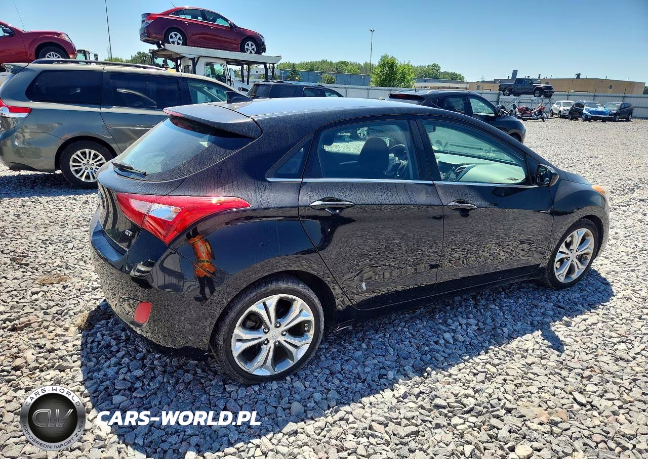 2013 Hyundai Elantra Gt Base VIN:KMHD35LE6DU123793 - 3