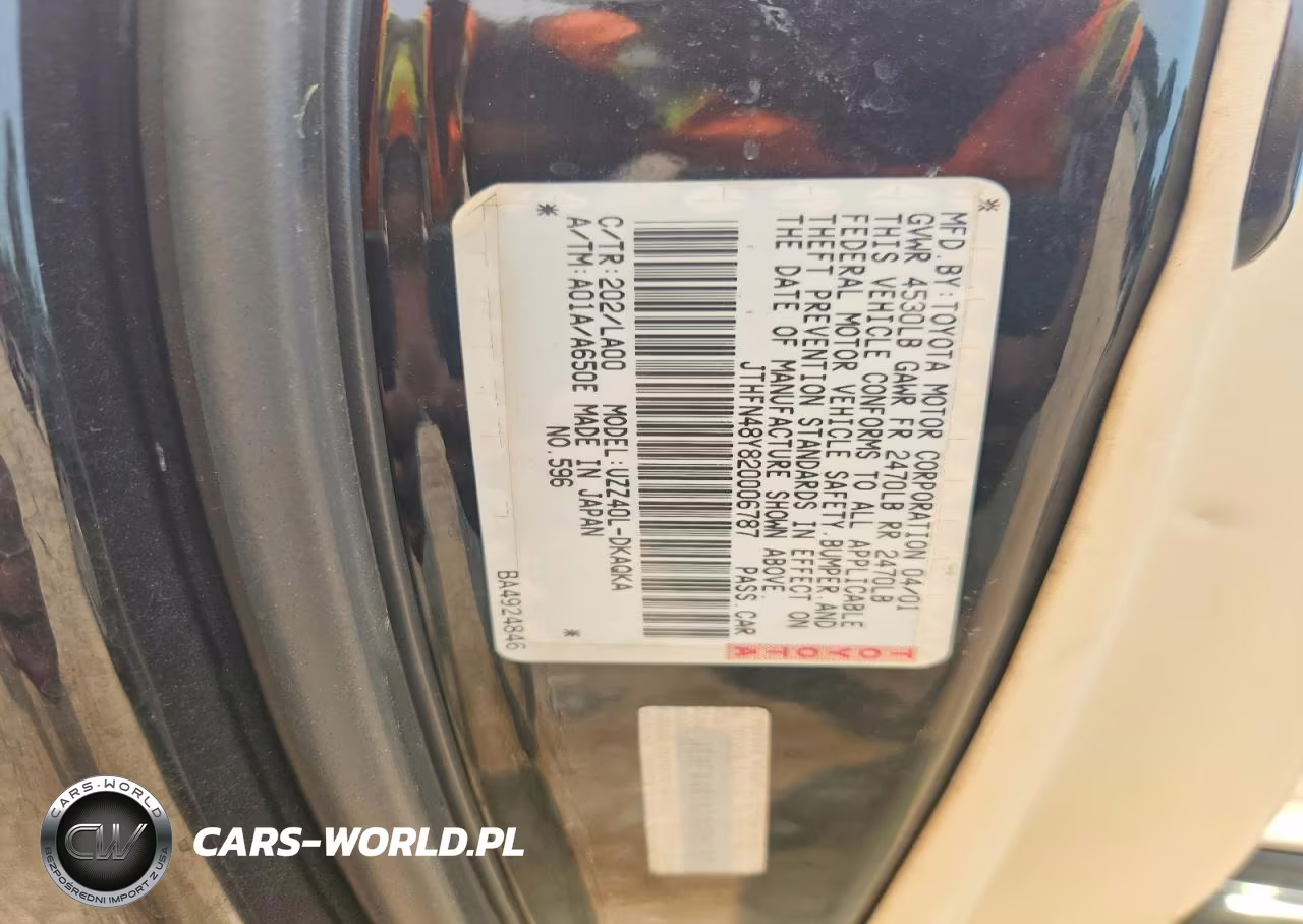 2002 Lexus Sc 430 VIN:JTHFN48Y820006787 - 12