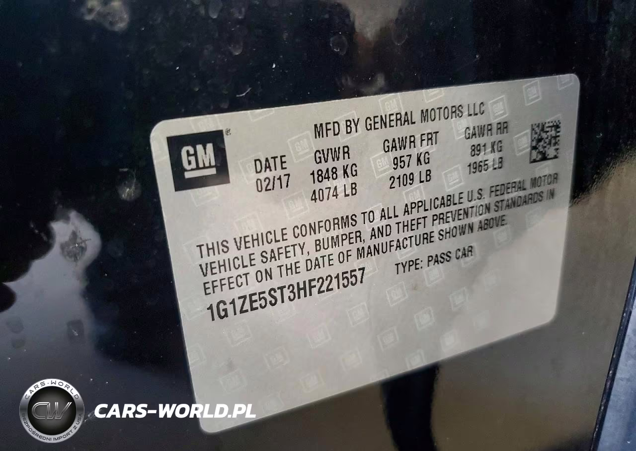 2017 Chevrolet Malibu Lt VIN:1G1ZE5ST3HF221557 - 12