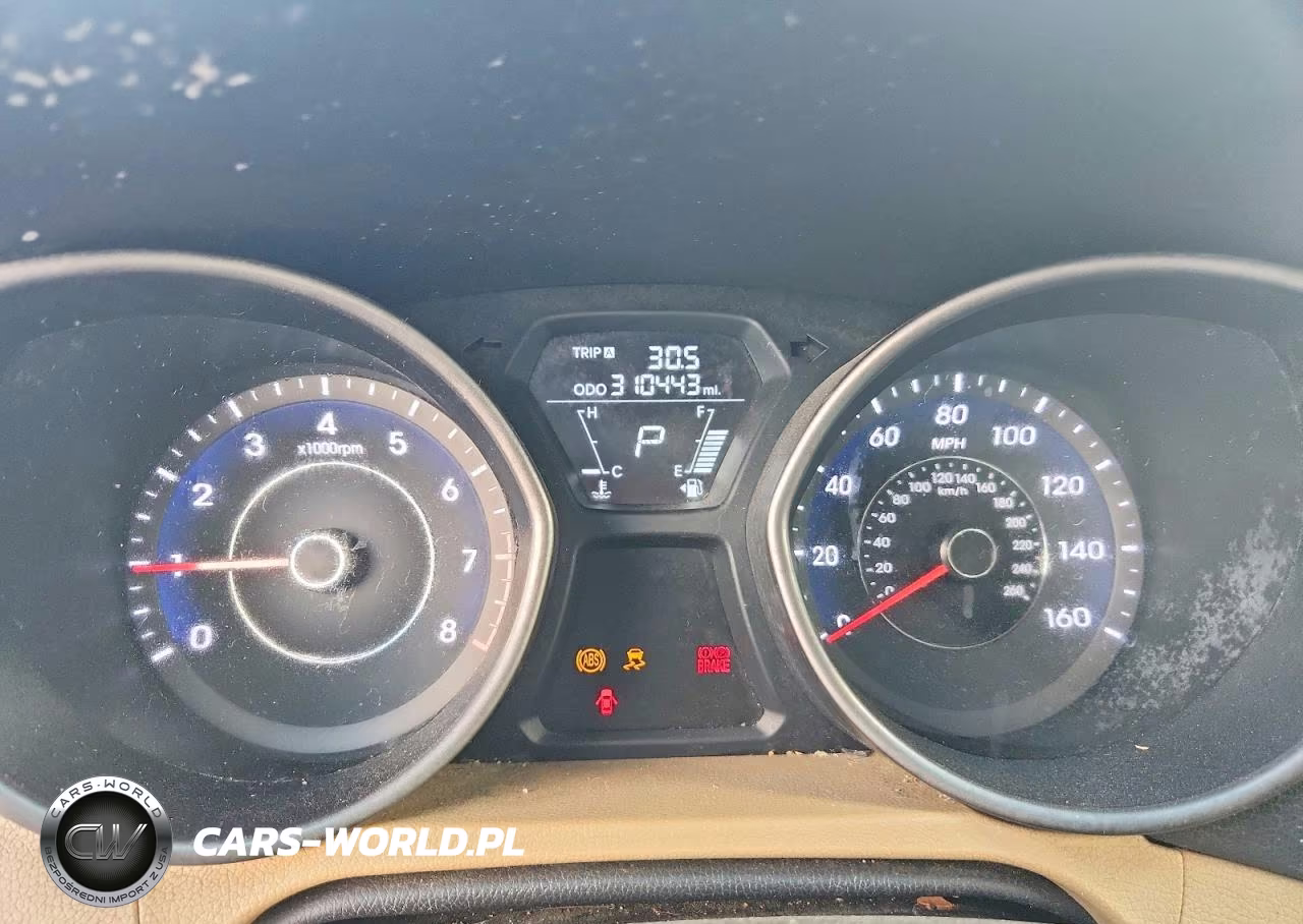 2013 Hyundai Elantra Gls VIN:5NPDH4AE4DH422177 - 9