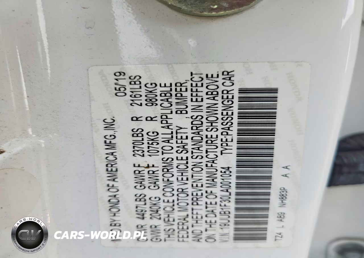 2020 Acura Tlx VIN:19UUB1F30LA001054 - 12