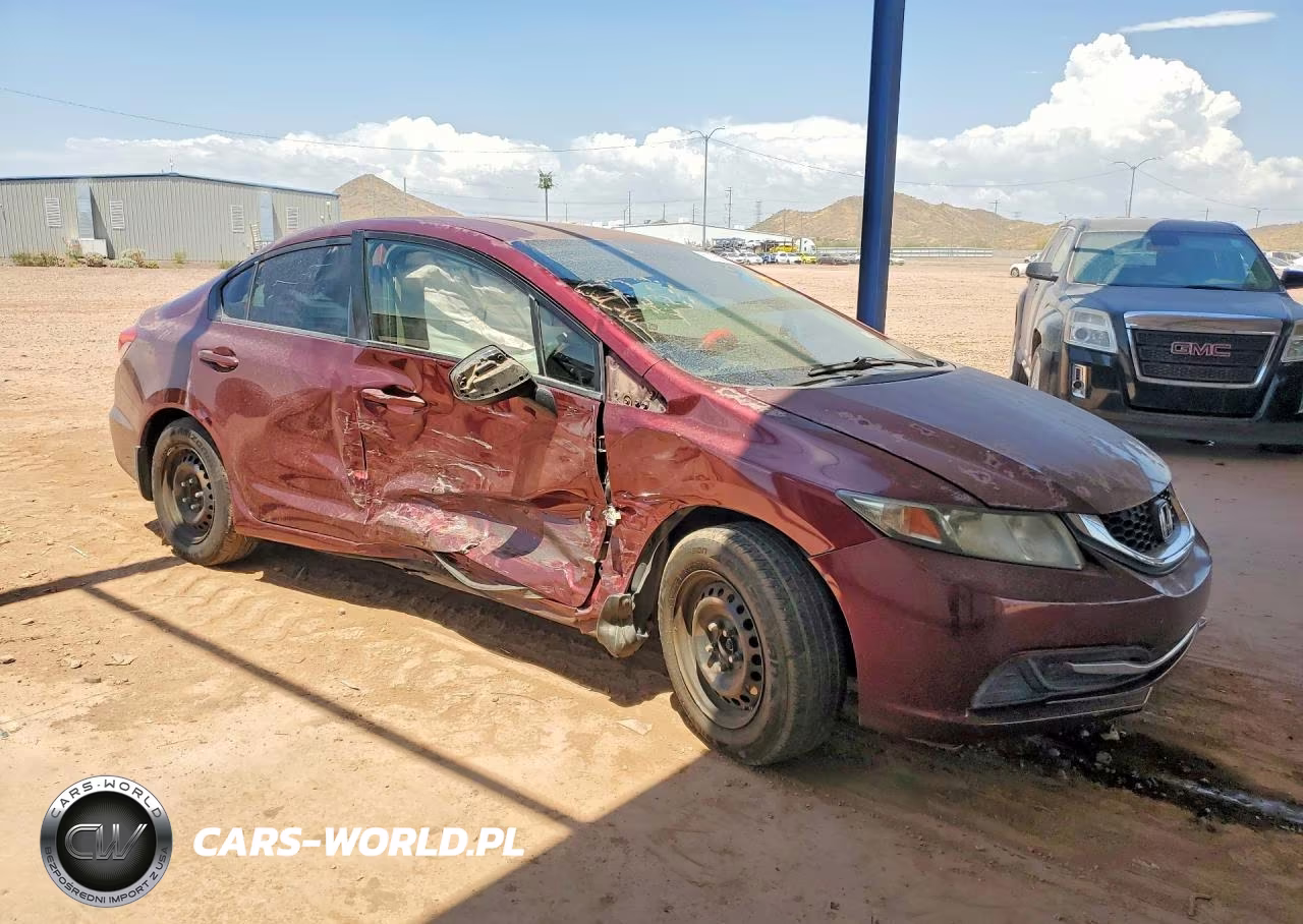 2013 Honda Civic Lx VIN:2HGFB2F52DH571382 - 4