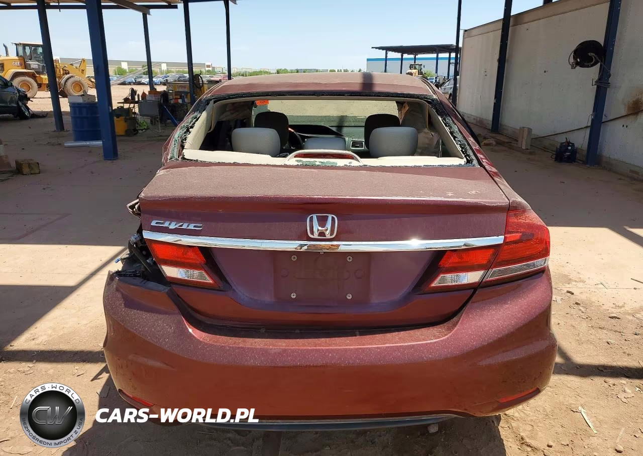 2013 Honda Civic Lx VIN:2HGFB2F52DH571382 - 6