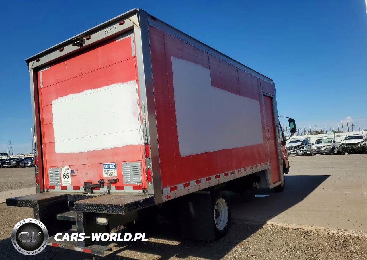 2017 Hino 195 Box Truck VIN:JHHSDM2H8HK005855 - 3