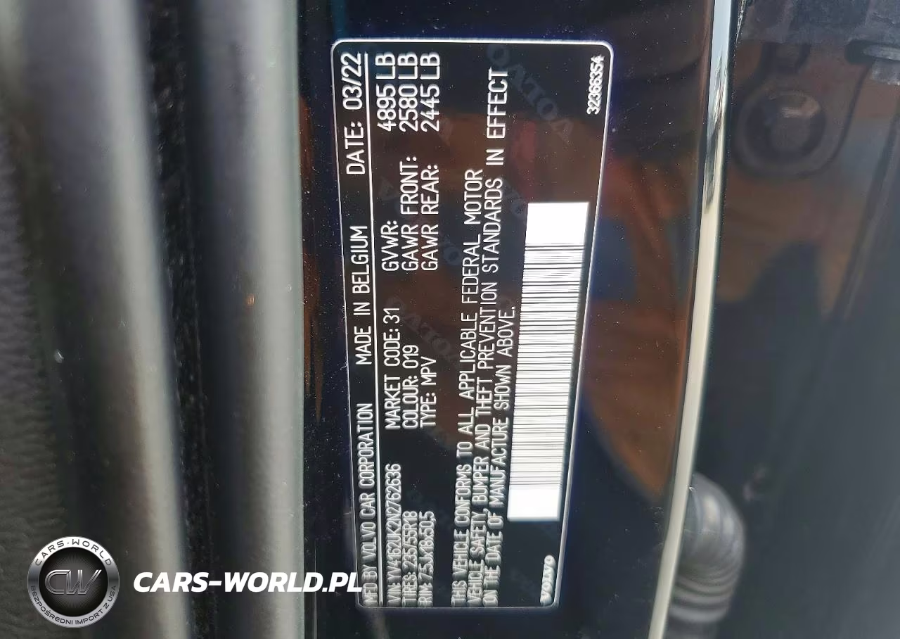 2022 Volvo Xc40 T5 Momentum VIN:YV4162UK2N2762636 - 13