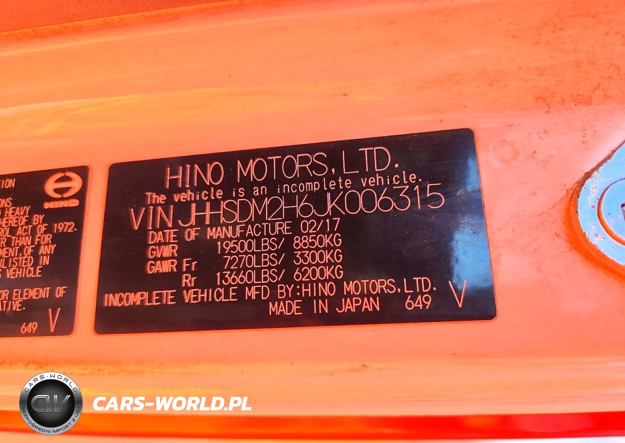 2018 Hino 195 Box Truck VIN:JHHSDM2H6JK006315 - 11