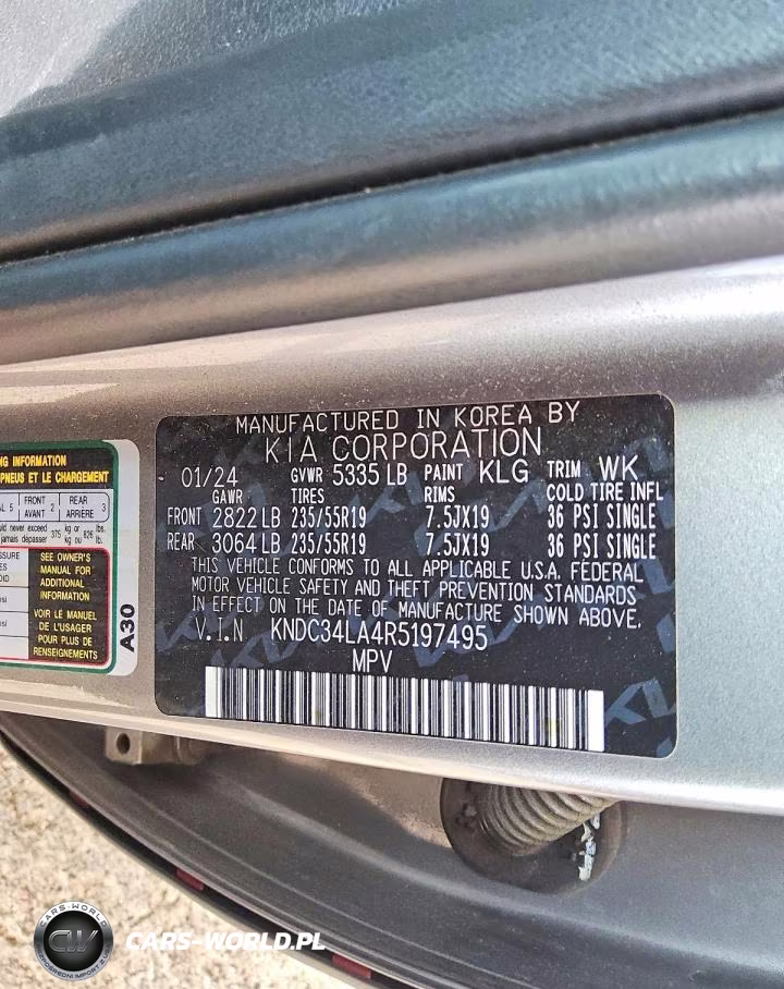 2024 Kia Ev6 Wind VIN:KNDC34LA4R5197495 - 13
