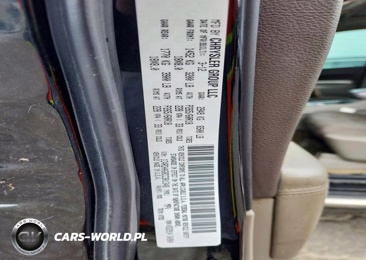 2012 Dodge Durango Sxt VIN:1C4RDHAG8CC301348 - 12