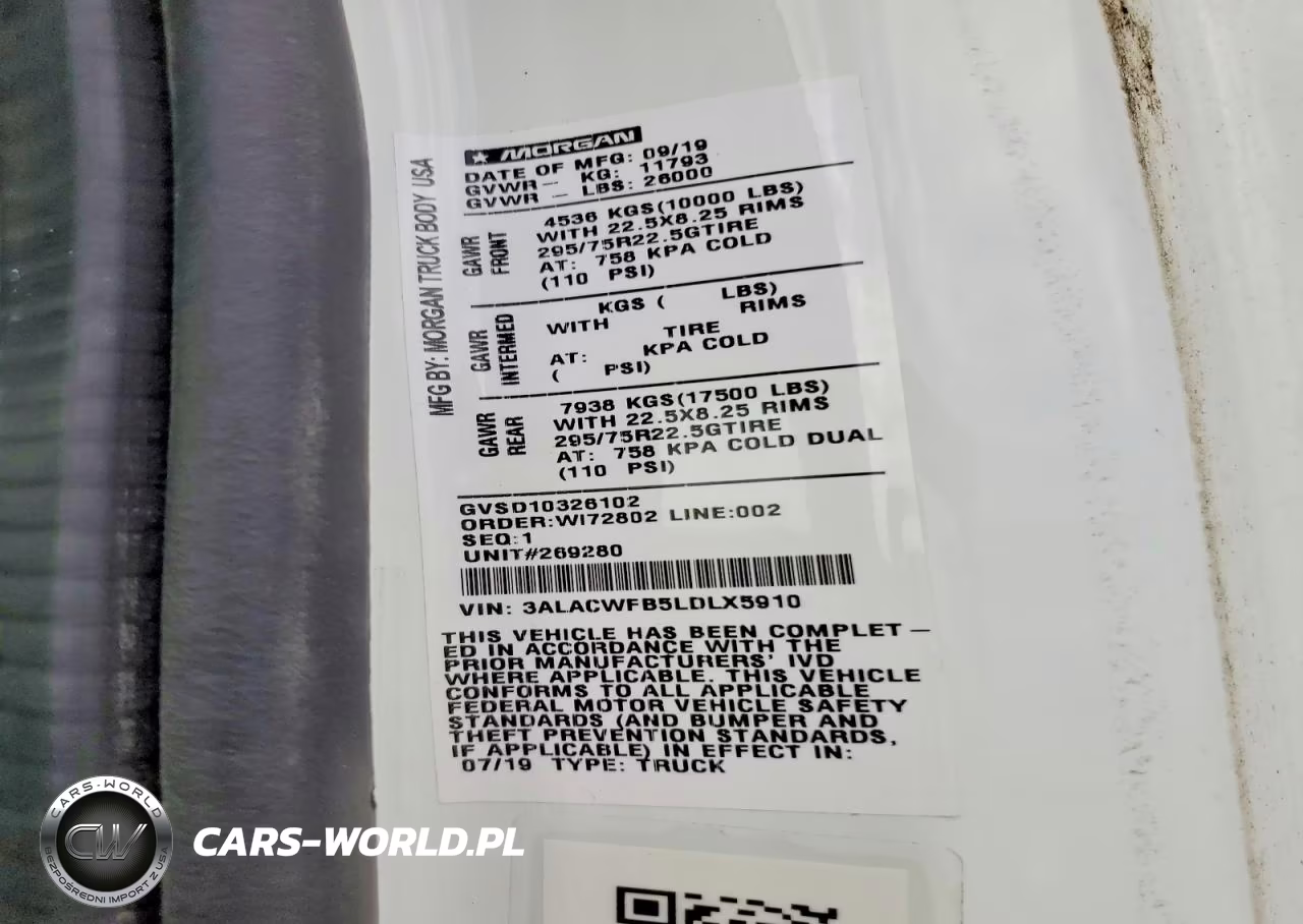 2020 Freightliner Business Class M2 Box Truck VIN:3ALACWFB5LDLX5910 - 12