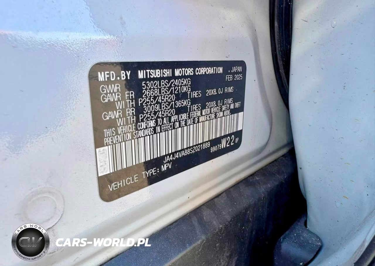 2025 Mitsubishi Outlander Se 2.5 S-Awc-Trail Edition S-Awc VIN:JA4J4VA88SZ021889 - 10