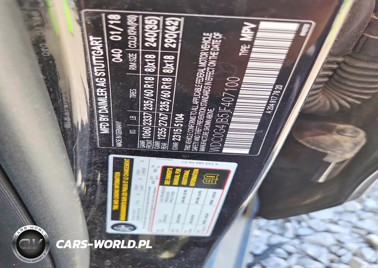 2018 Mercedes-Benz Glc 300 VIN:WDC0G4JB5JF407100 - 13