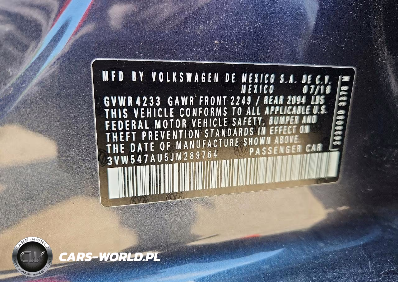 2018 Volkswagen Gti S VIN:3VW547AU5JM289764 - 12