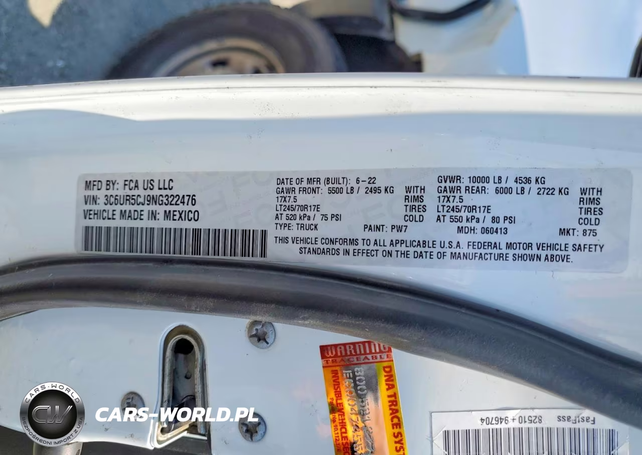 2022 Ram 2500 Tradesman VIN:3C6UR5CJ9NG322476 - 12