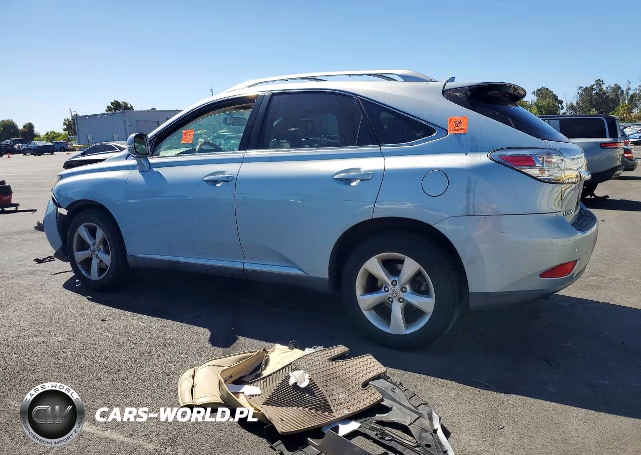 2010 Lexus Rx 350 VIN:2T2BK1BA5AC038101 - 2