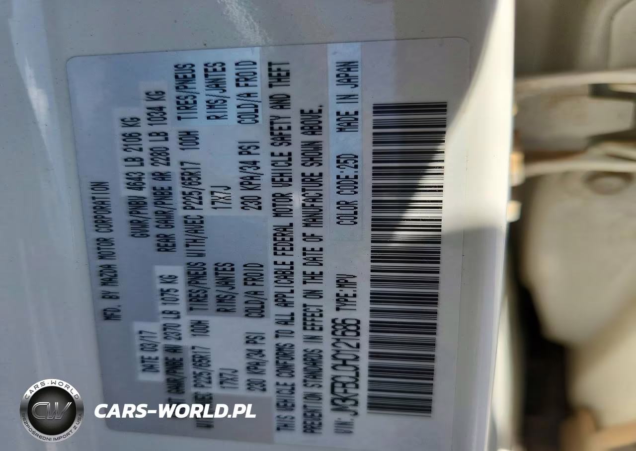 2017 Mazda Cx-5 Touring VIN:JM3KFBCL0H0121686 - 13