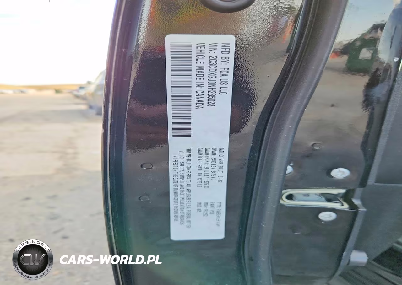 2022 Dodge Charger Scat Pack VIN:2C3CDXGJ0NH235028 - 12