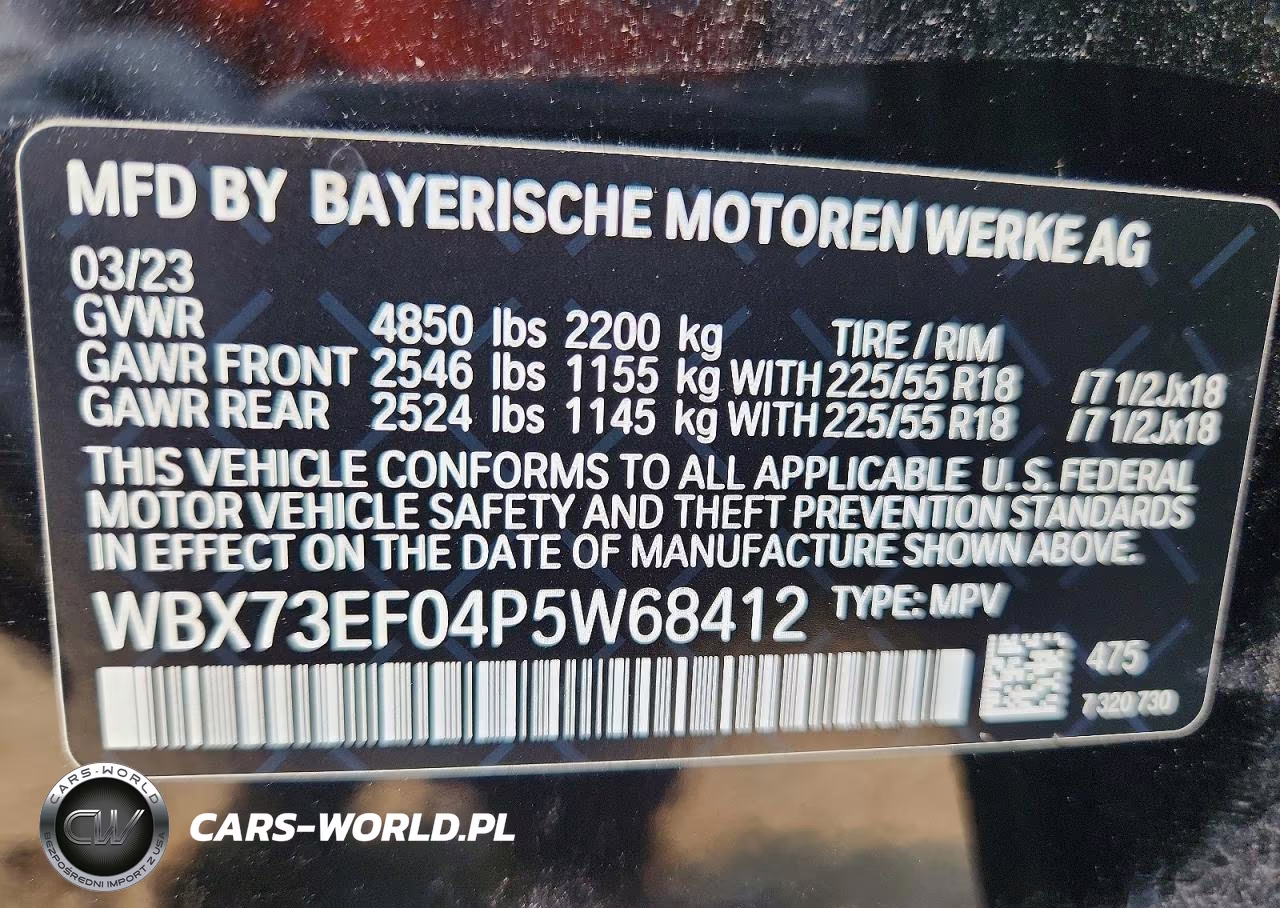 2023 BMW X1 xDrive28I VIN:WBX73EF04P5W68412 - 13