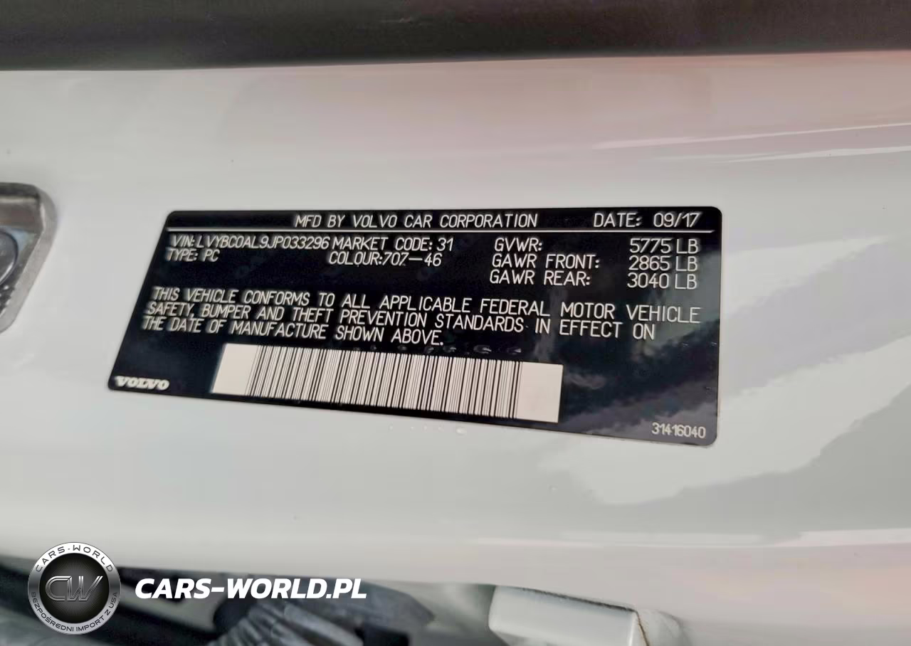 2018 Volvo S90 T8 Inscription VIN:LVYBC0AL9JP033296 - 12