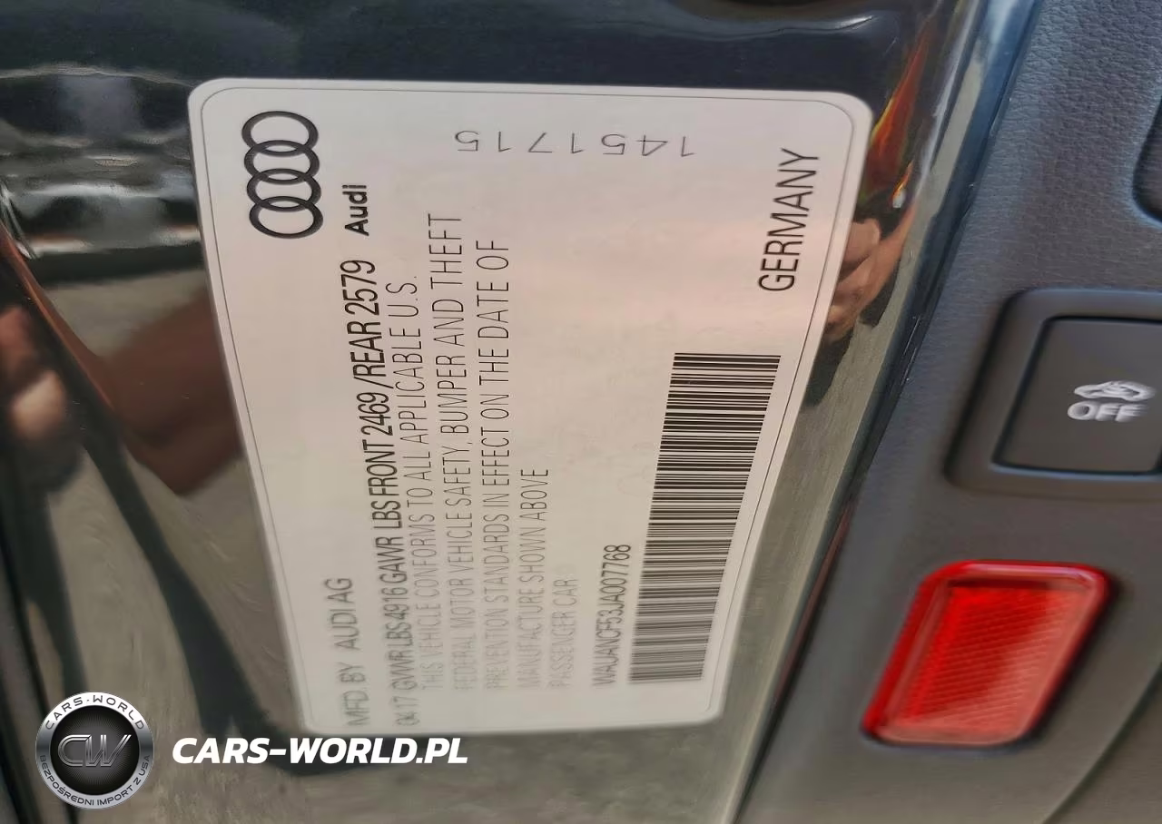 2018 Audi A5 Premium VIN:WAUANCF53JA007768 - 12