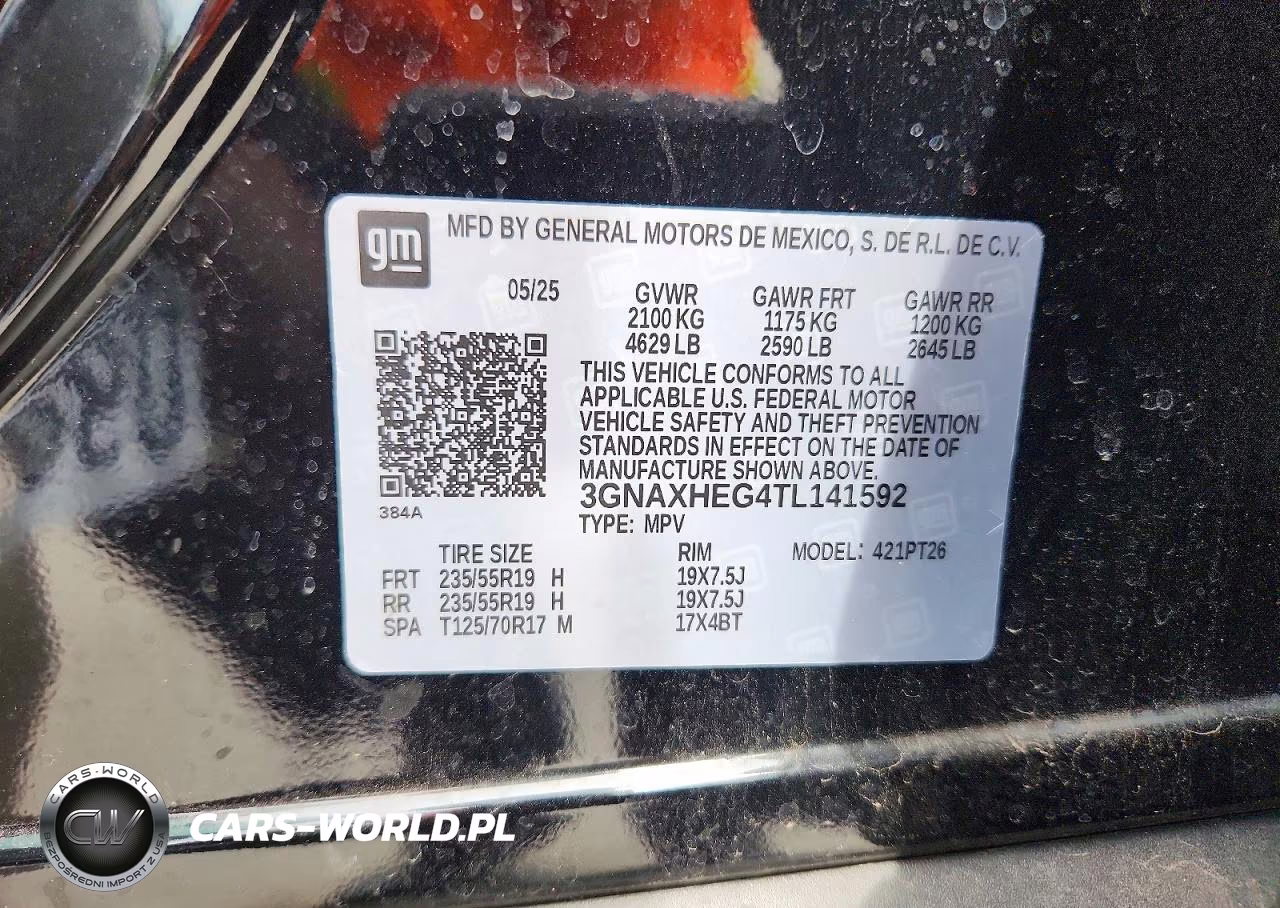 2026 Chevrolet Equinox Lt VIN:3GNAXHEG4TL141592 - 13