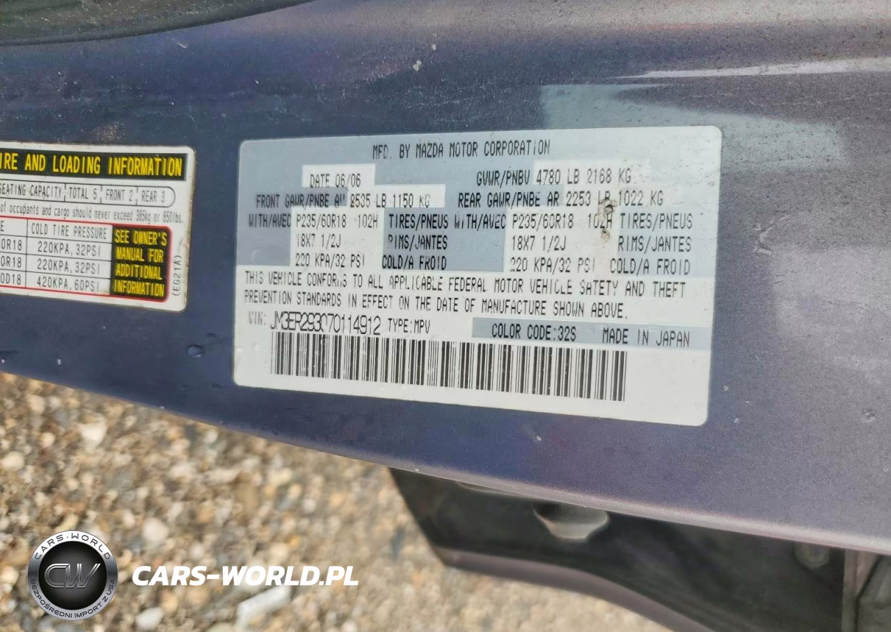 2007 Mazda Cx-7 VIN:JM3ER293070114912 - 12