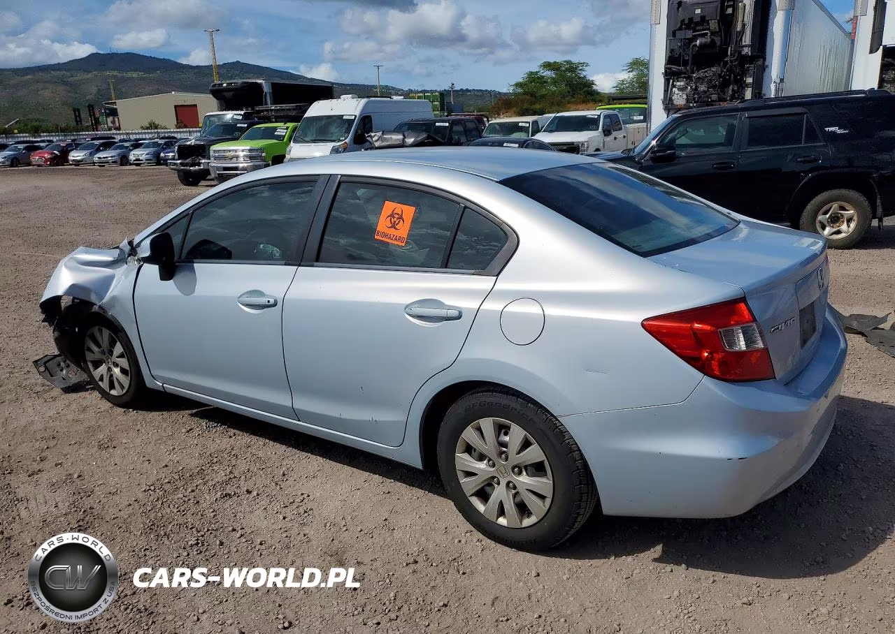 2012 Honda Civic Lx VIN:2HGFB2F50CH559276 - 2