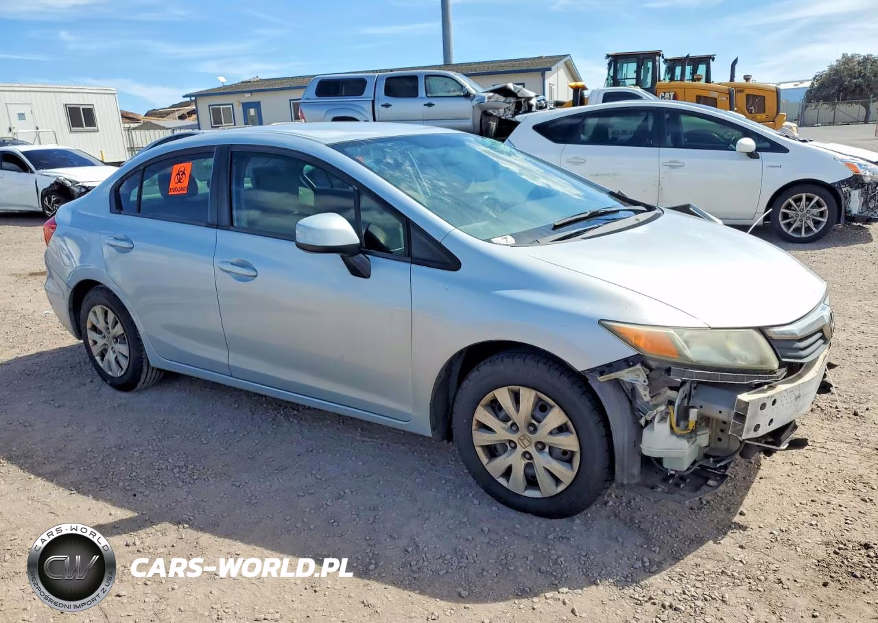 2012 Honda Civic Lx VIN:2HGFB2F50CH559276 - 4