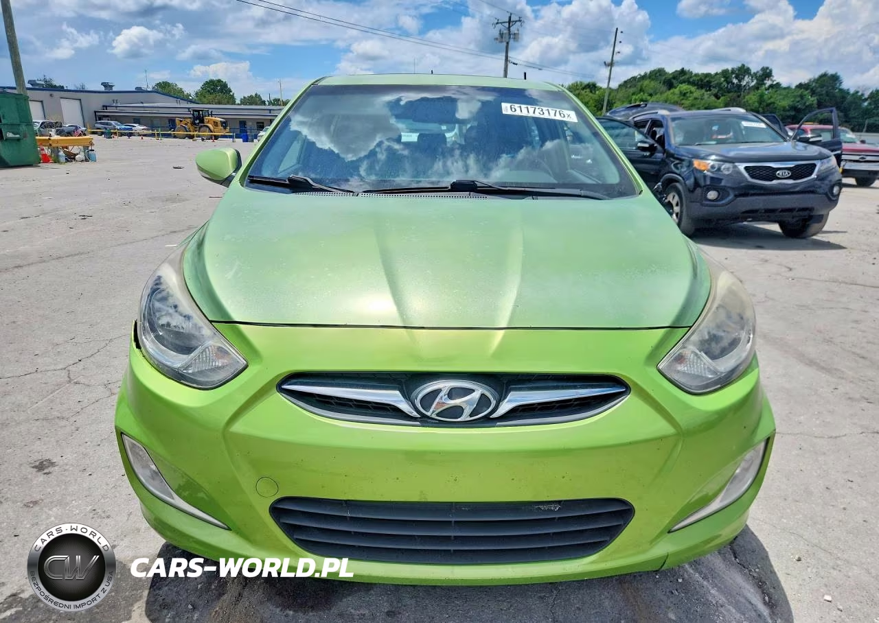 2013 Hyundai Accent Se VIN:KMHCU5AE3DU119826 - 5