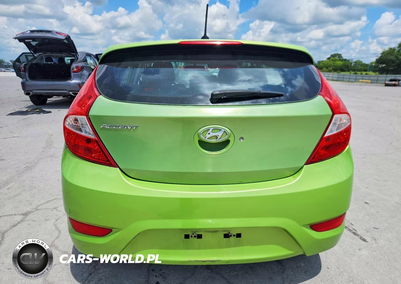 2013 Hyundai Accent Se VIN:KMHCU5AE3DU119826 - 6