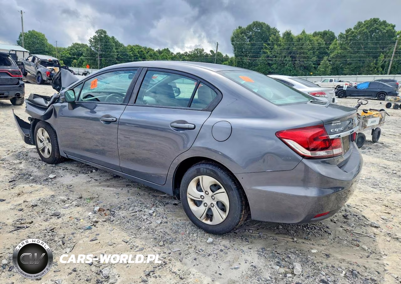 2013 Honda Civic Lx VIN:19XFB2F55DE041966 - 2