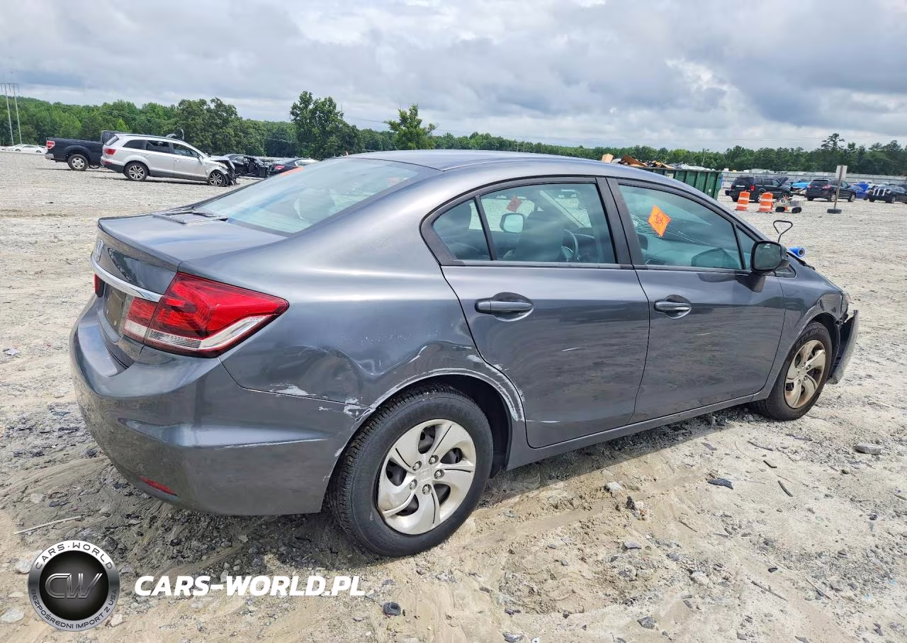 2013 Honda Civic Lx VIN:19XFB2F55DE041966 - 3