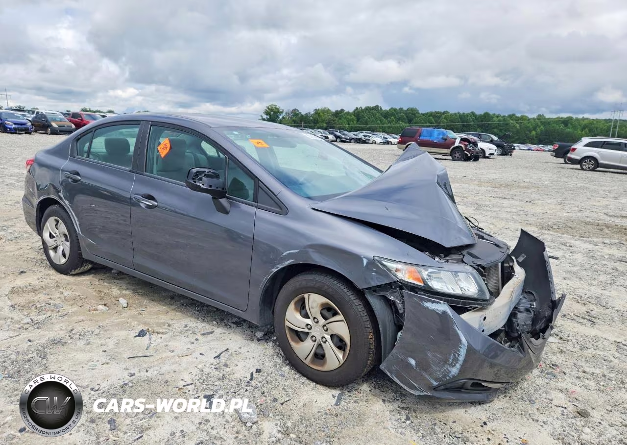 2013 Honda Civic Lx VIN:19XFB2F55DE041966 - 4
