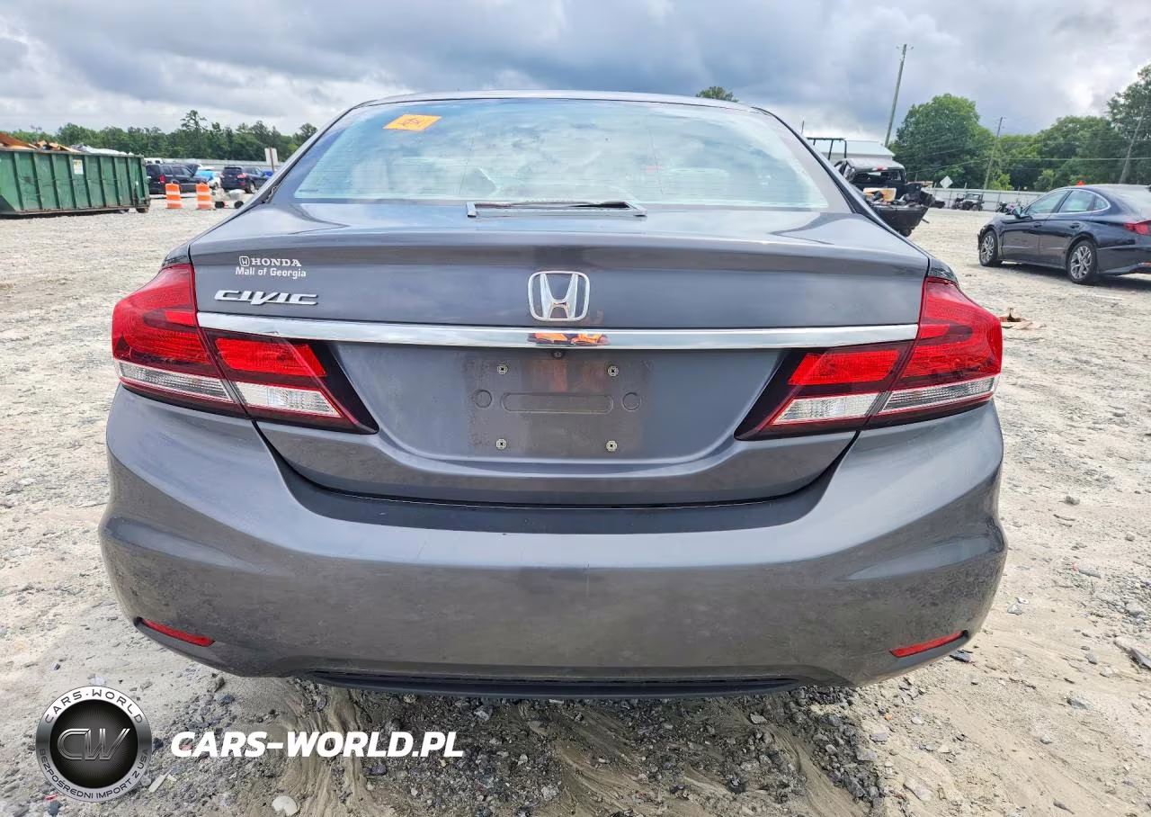 2013 Honda Civic Lx VIN:19XFB2F55DE041966 - 6