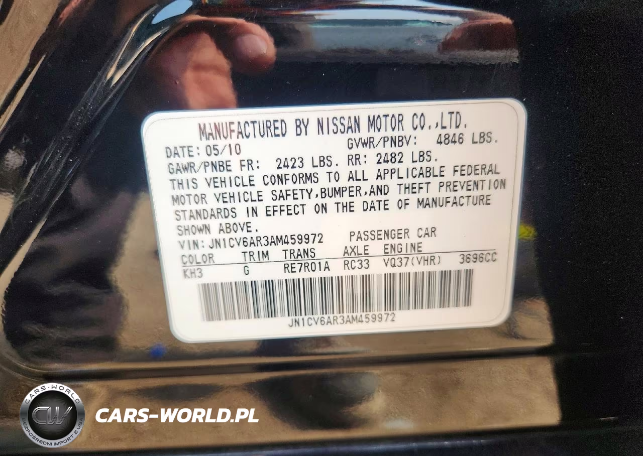 2010 Infiniti G37 Sedan X VIN:JN1CV6AR3AM459972 - 13