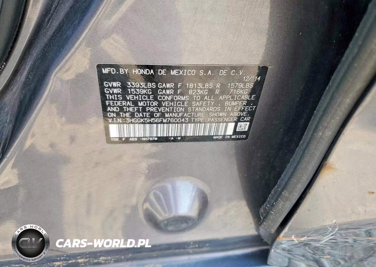 2015 Honda Fit Lx VIN:3HGGK5H56FM760043 - 12