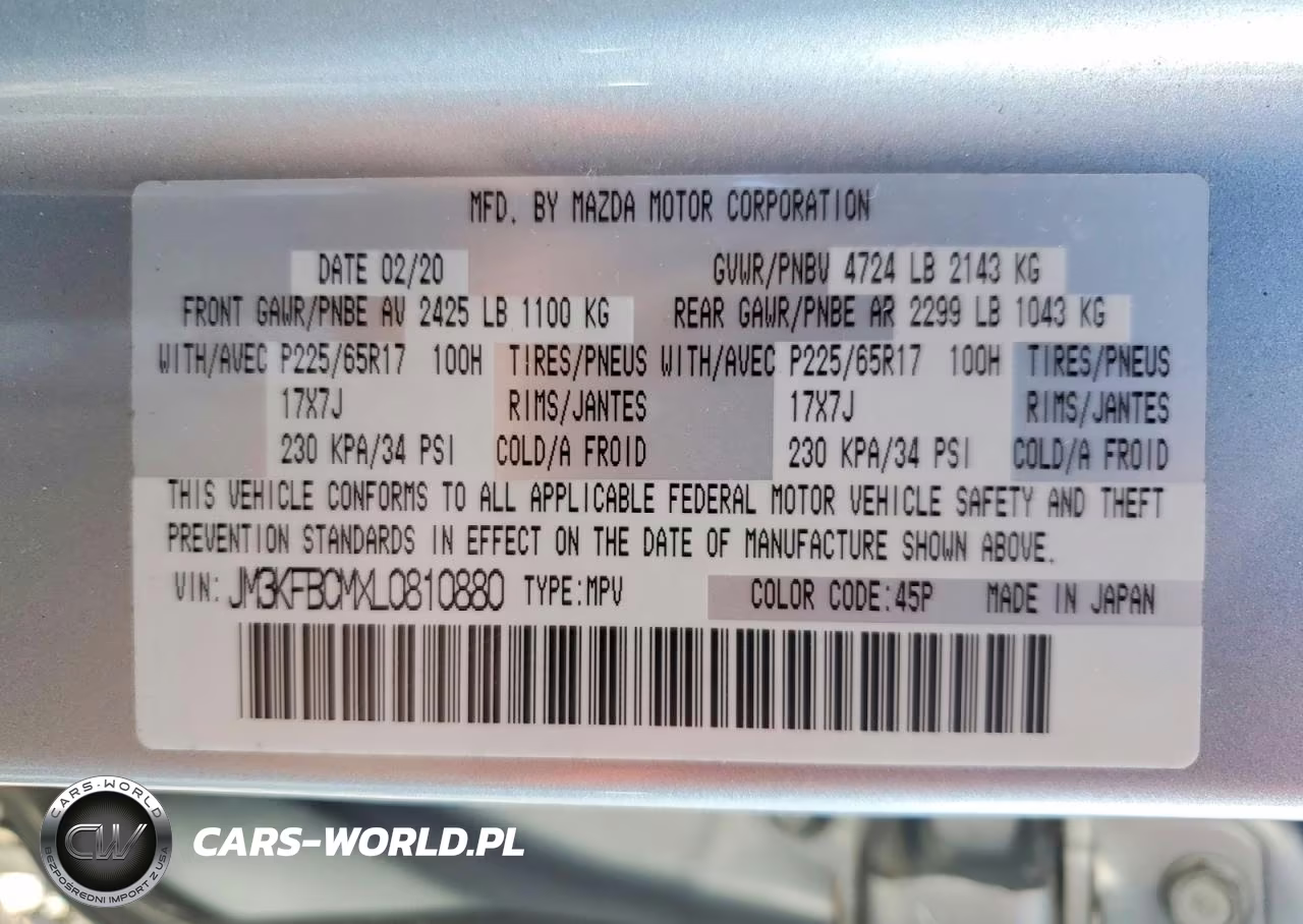 2020 Mazda Cx-5 Touring VIN:JM3KFBCMXL0810880 - 13