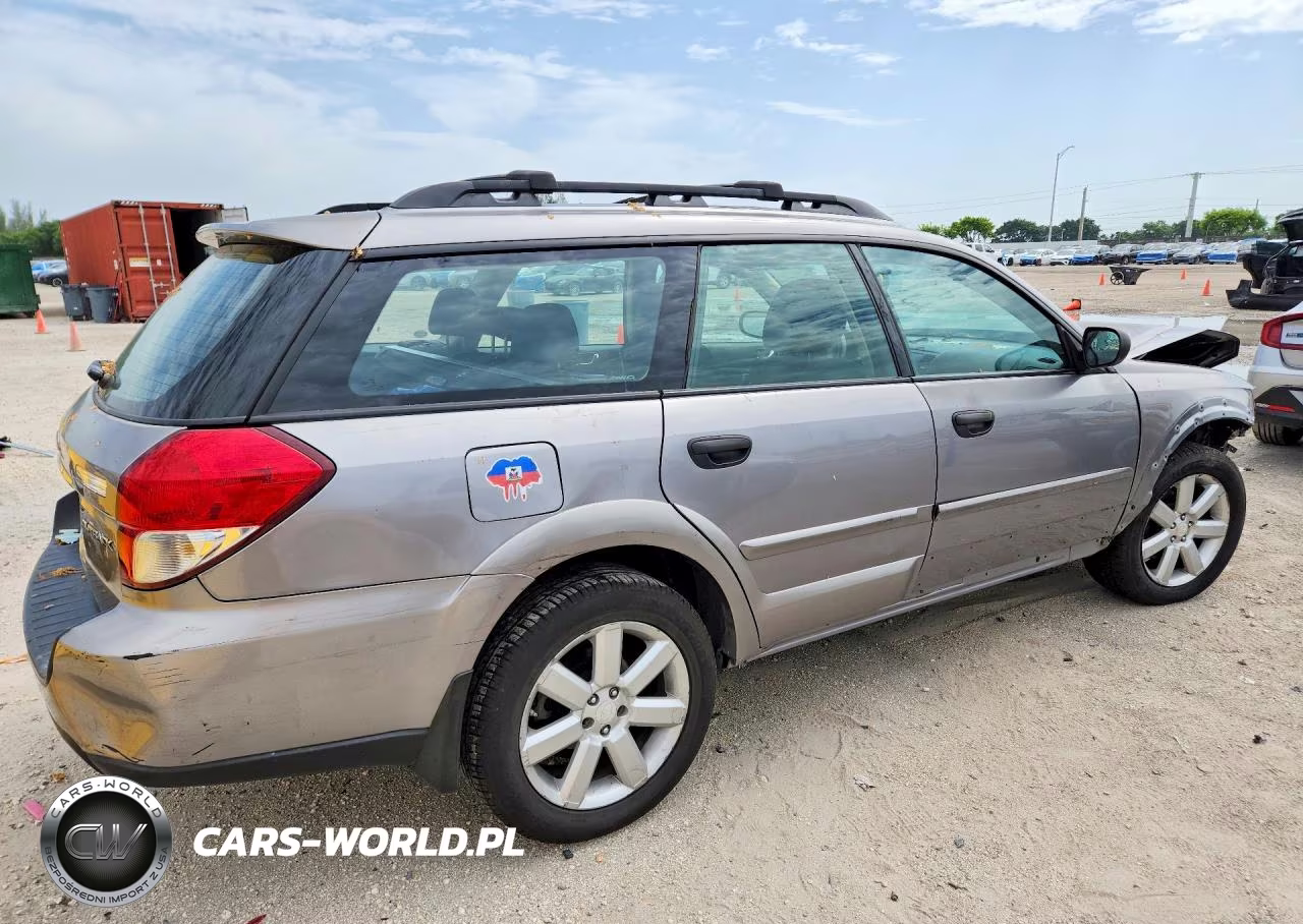 2008 Subaru Outback 2.5I VIN:4S4BP61C187366290 - 3