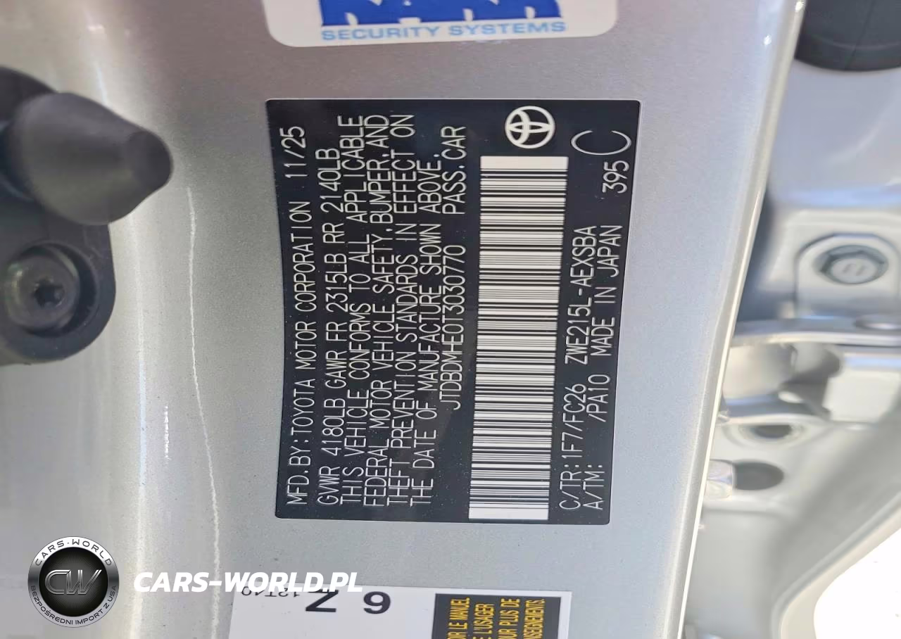 2026 Toyota Corolla Hybrid Se VIN:JTDBDMHE0T3030770 - 13