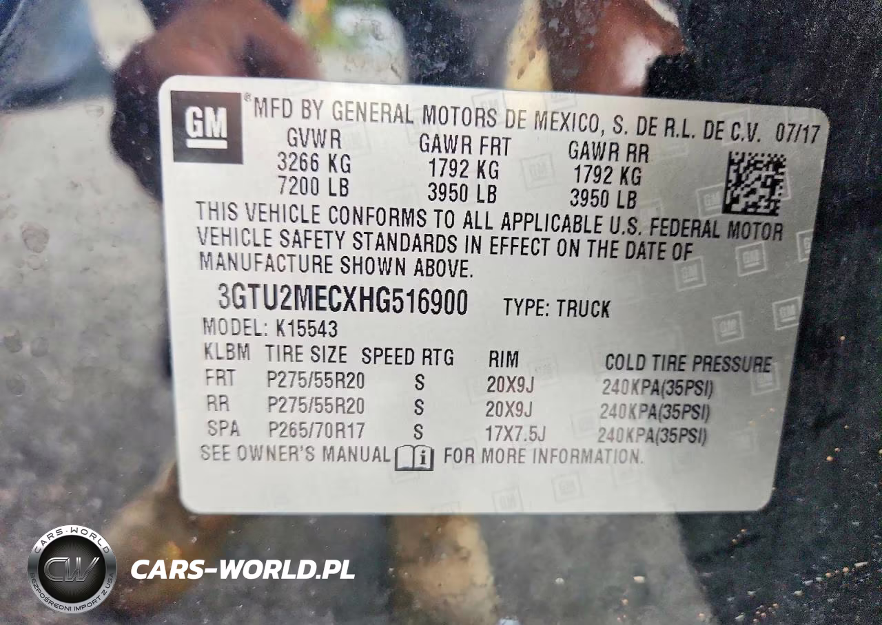 2017 GMC Sierra K1500 Sle VIN:3GTU2MECXHG516900 - 12